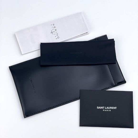 Saint Laurent SL291 001 Eyeglasses Black Blue Block Cat Eye Women main image 6